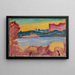 Paesaggio Lago di Ginevra - Alexej von Jawlensky — quadro incorniciato alla parete