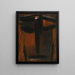 Meditazione Nero Arancione Luminoso - Alexej von Jawlensky — quadro incorniciato alla parete