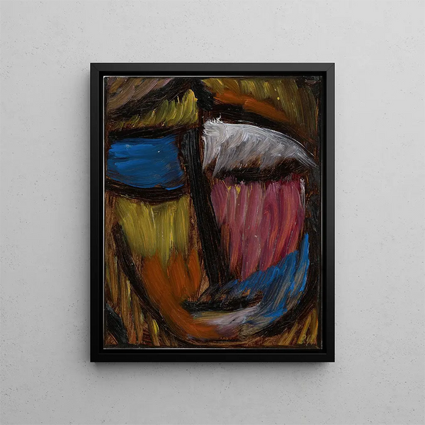 Meditation N° 30 - Alexej von Jawlensky — gerahmtes Bild an der Wand