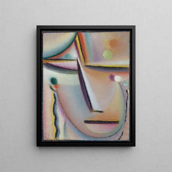 Meditation Das Gebet - Alexej von Jawlensky — gerahmtes Bild an der Wand