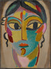 Tête mystique Tête de fille de face - Alexej von Jawlensky — vista dell’opera