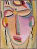 Meditazione della testa mistica - Alexej von Jawlensky — vista dell’opera