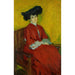Riproduzione del dipinto Ritratto di Madame Gindus - Alexej von Jawlensky