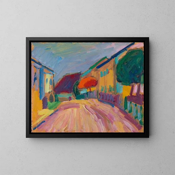 Croquis von Murnau - Alexej von Jawlensky — gerahmtes Bild an der Wand