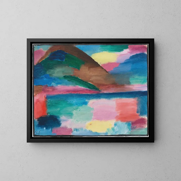 Giornata estiva ad Ascona - Alexej von Jawlensky — quadro incorniciato alla parete
