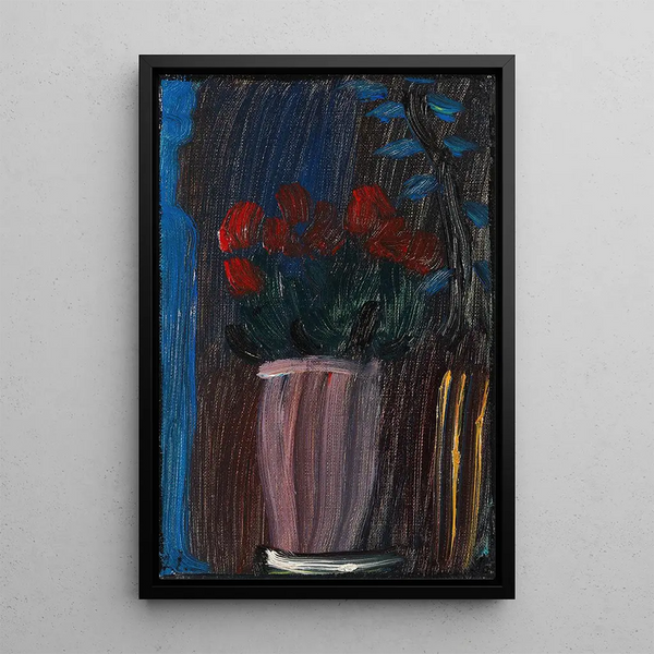 Reproduktion des Gemäldes Natur stillleben mit Cyclamen in Blüte - Alexej von Jawlensky