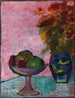 Nature morte con ciotola di frutta e vaso di fiori - Alexej von Jawlensky — vista dell’opera