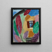 variante con recinzione di casa e giardino - Alexej von Jawlensky — quadro incorniciato alla parete