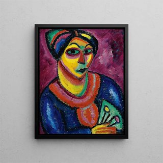 Alexej von Jawlensky - Woman With A Green Fan.webp