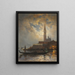 Venezia al chiaro di luna - Alexey Petrovich Bogolyubov — quadro incorniciato alla parete