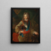 Portrait des Prinzen James Francis Edward Stuart, des alten Anspruchstellers - Alexis Simon Belle — gerahmtes Bild an der Wand