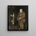 Der alte Bettler - Alf Wallander — gerahmtes Bild an der Wand