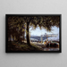 Le Pont des Saint-Pères - Alfred Alexandre Delauney — gerahmtes Bild an der Wand