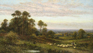 Alfred Augustus Glendening - Shepherd and his flock.webp