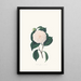 Illustrationen und Beschreibungen der Pflanzen, die die natürliche Ordnung der Camellieae bilden Pl07 - Alfred Chandler — gerahmtes Bild an der Wand
