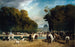 L-Kunstdruck der Artillerie, die im Garten der Tuileries Ende September 1870 kampiert - Alfred Decaen — Ansicht des Kunstwerks