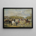 Der Aufbruch zur Jagd - Alfred Decaen — gerahmtes Bild an der Wand