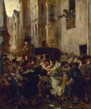 Alfred Dehodencq - Charlotte Corday Arrested After The Murder Of Marat.webp