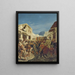 Musicisti ebrei nelle strade di Tétouan - Alfred Dehodencq — quadro incorniciato alla parete