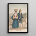 Habitants de La Palma - Alfred Diston — gerahmtes Bild an der Wand