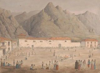 Alfred Diston - Square in the Village of Los Silos Tenerife.webp