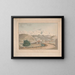 Vista dal porto di Martiánez, Orotava, Tenerife - Alfred Diston — quadro incorniciato alla parete