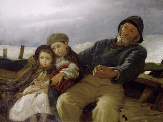 Alfred Edward Emslie - The Stormy Crossing.webp