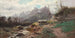 Un paesaggio di montagna selvaggia - Alfred Godchaux — vista dell’opera