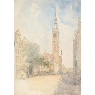Alfred Gomersal Vickers - The Town Hall Danzig.webp