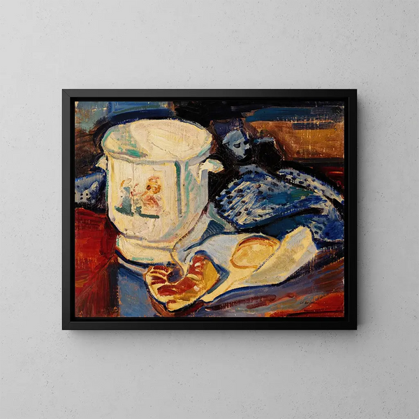 Nature morte con fioriera - Alfred Henry Maurer — quadro incorniciato alla parete
