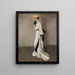 La donna in bianco - Alfred Henry Maurer — quadro incorniciato alla parete