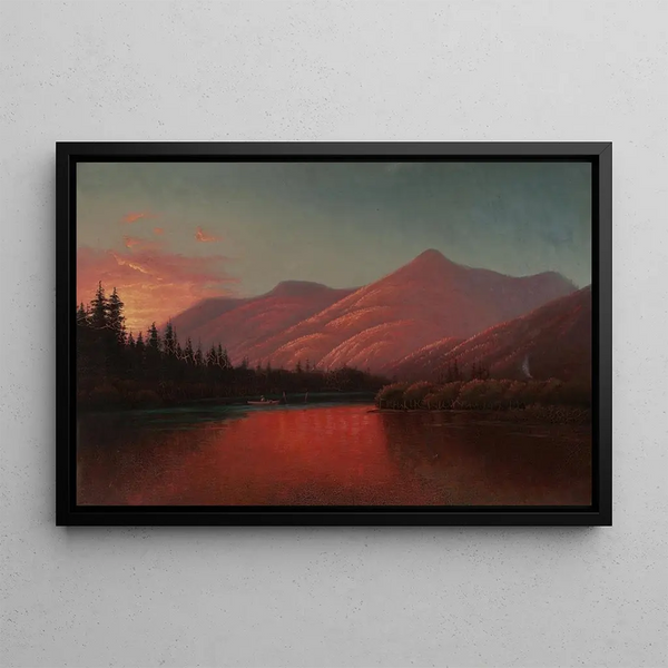 Alfred Lambourne - Sunset Silver Lake Cottonwood Canyon Utah.webp