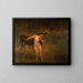 Donna e toro - Alfred Philippe Roll — quadro incorniciato alla parete