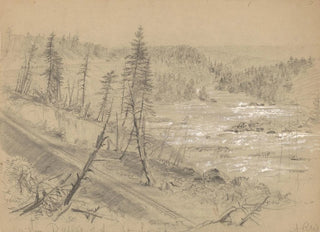 Alfred Rudolph Waud - Railroad on the Dalles of the St Louis.webp