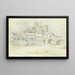 Château de Runkel - Alfred Schnaars — gerahmtes Bild an der Wand