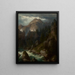 Mont Pyszna dans les Tatras - Alfred Schoupp — gerahmtes Bild an der Wand