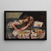 Il poeta e la sua musa - Alfred Schwarzschild — quadro incorniciato alla parete