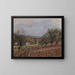 Bougival - Alfred Sisley — gerahmtes Bild an der Wand