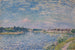Die Seine bei Saint-Mammès am Abend - Alfred Sisley — Ansicht des Kunstwerks