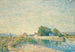 Der Staudamm des Loing-Kanals, Saint-Mammès - Alfred Sisley — Ansicht des Kunstwerks
