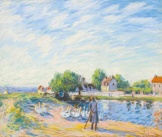 Alfred Sisley - Les Oies  SaintMamms.webp