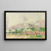 Les pommiers en fleurs - Alfred Sisley — gerahmtes Bild an der Wand