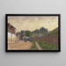 Marly-le-Roi - Alfred Sisley — gerahmtes Bild an der Wand