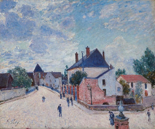 Alfred Sisley - Street in Moret.webp