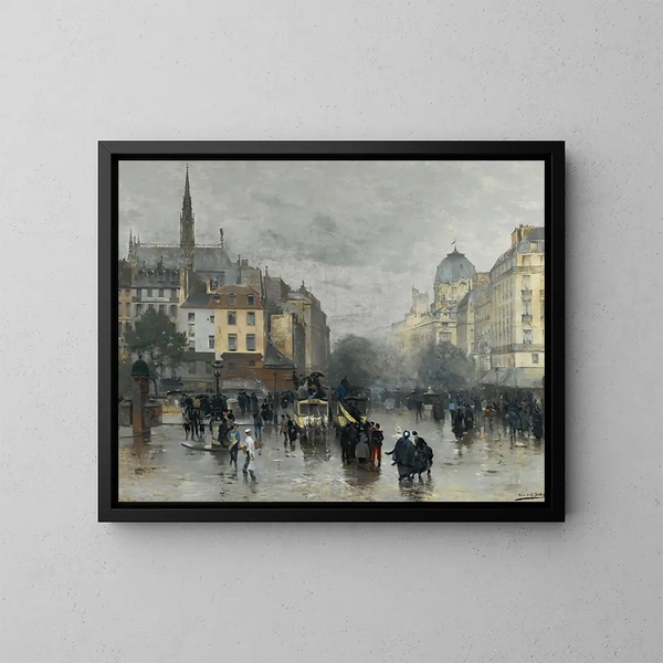 Dopo la pioggia - Alfred Smith — quadro incorniciato alla parete