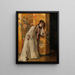 Curieux - Alfred Stevens — gerahmtes Bild an der Wand