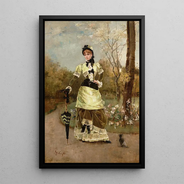 Riproduzione del dipinto La Parisienne - Alfred Stevens
