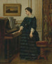 L'assenza - Alfred Stevens — vista dell’opera