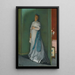 L'émotionnée - Alfred Stevens — quadro incorniciato alla parete