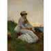Riproduzione del dipinto Pensieroso - Alfred Stevens
